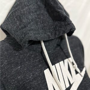 Nike Charcoal Hoodie with White Logo